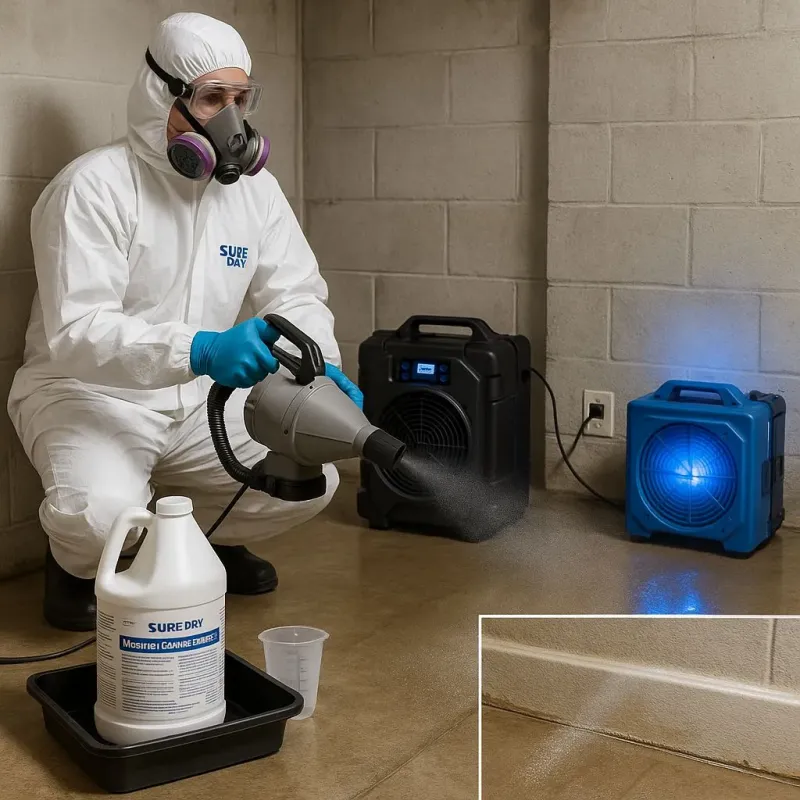 Sanitization and Odor Removal process in Janesville, WI