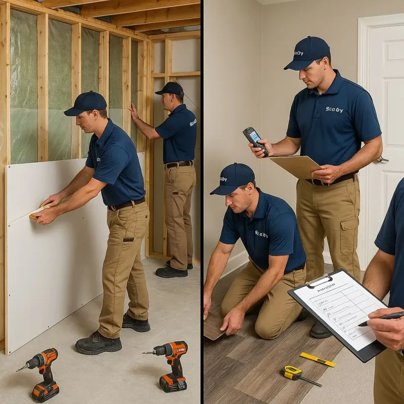 Repairs and Reconstruction process in Janesville, WI